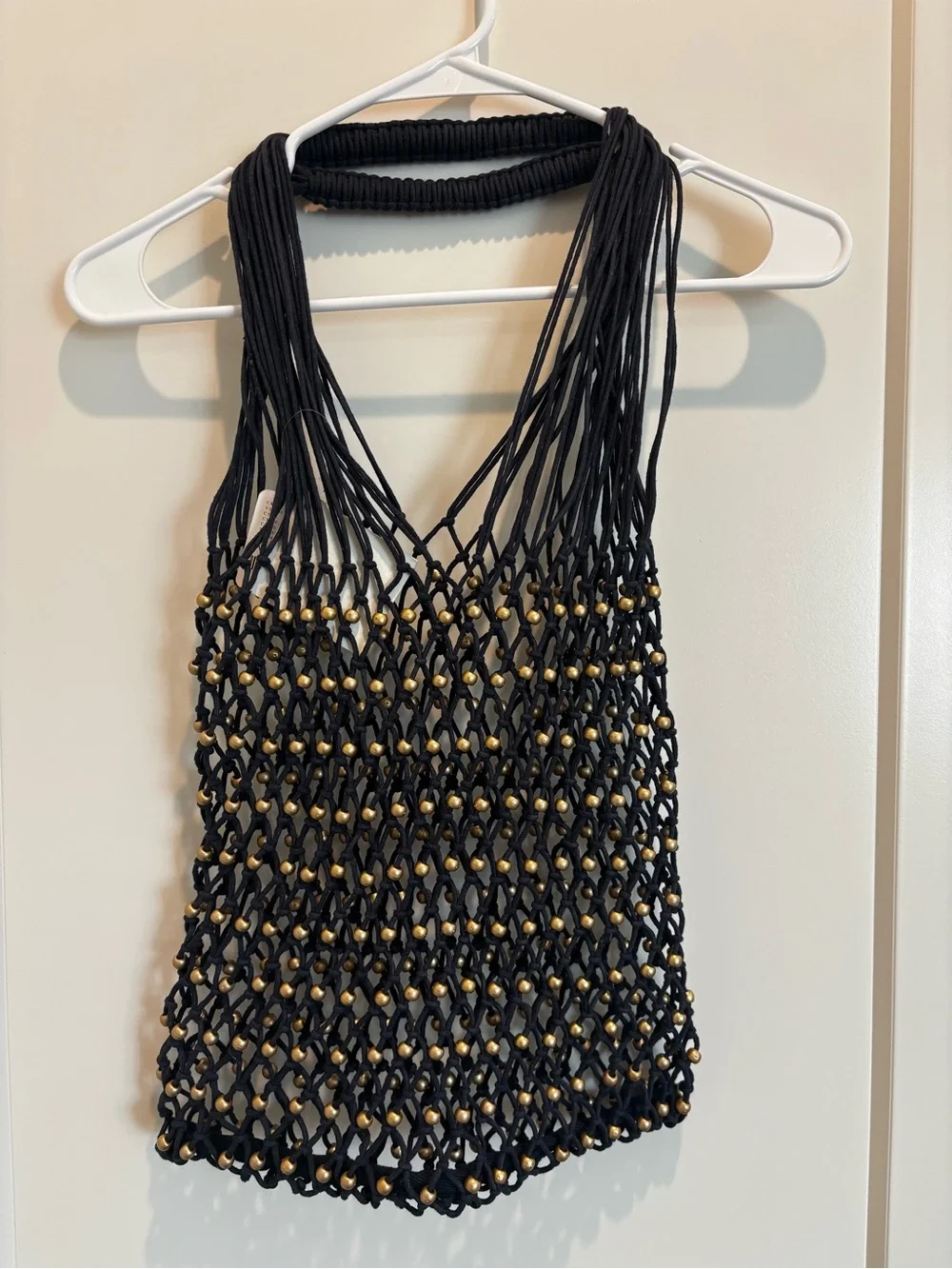 Free People Wishing Well Beaded Net Bag - NWT (MSRP $98)